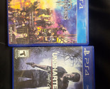 LOT OF 2 : KINGDOM HEARTS III + UNCHARTED 4 A THIEF&#39;S END  PlayStation 4 / - $5.93