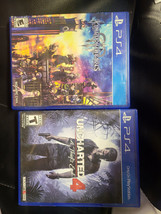 Lot Of 2 : Kingdom Hearts Iii + Uncharted 4 A Thief&#39;s End Play Station 4 / - £4.64 GBP