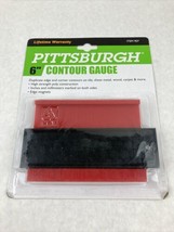 Pittsburgh 6" Contour Gauge Item 907 with Edge Magnets - $15.88