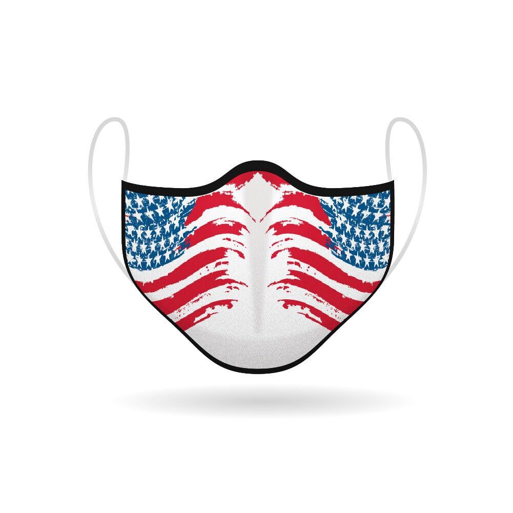 Hear Clear Handmade Reusable Face Mask Washable Cloth Cotton - USA/Ameri... - $4.99