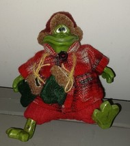 YUKON Resin Bean Bag Christmas Frog Kathleen Kelly Critter Factory Russ ... - $10.00