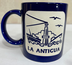 La Antigua Blue Coffee 4&quot; Mug - £11.22 GBP