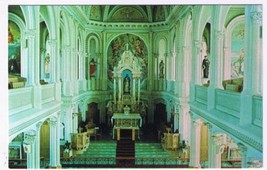 Nova Scotia Postcard Cheticamp Interior Eglise Saint Pierre St Peter&#39;s Church - £2.35 GBP