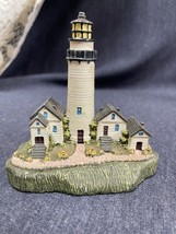 Lot Of 2 Spoontiques Lighthouses - Fenwick Island 9124 &amp; Point Betsy, MI 9171 - £12.86 GBP