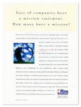 Aetna US Healthcare Health Insurance Vintage 1998 Full-Page Print Magazi... - $9.70