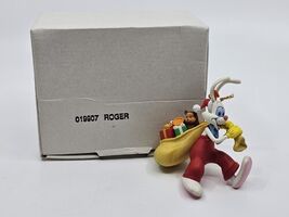 Vtg Grolier Disney Roger Rabbit Santa Who Framed Christmas Ornament Holiday - $367.03 MXN