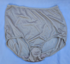 JCP Underscore Shiny Smooth 100% Nylon Beige Taupe Panty Panties Granny ... - $18.81