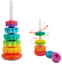 (1 Pcs) Spinning Stacking Toys,Spin Toys For Toddlers 1-3,Strong Abs - £23.89 GBP