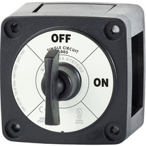 Blue Sea 6005200 Battery Switch Single Circuit ON-OFF - Black - £32.76 GBP