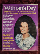 WOMANs DAY magazine May 1974 Rose Kennedy 50 To Make Crochet Outfits to Sew - £12.76 GBP
