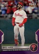 Bryce Harper* 13/25 2022 MLB TOPPS NOW 2 HR NLCS Card #1118 MLB Phillies... - $116.88