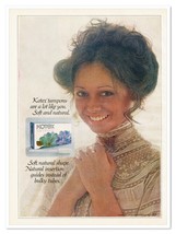 Kotex Tampons Soft &amp; Natural Smiling Woman Vintage 1972 Full-Page Magazi... - $180.80 MXN