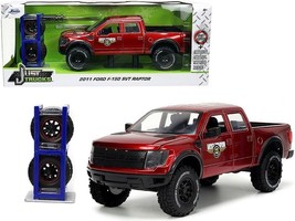 2011 Ford F-150 SVT Raptor Pickup Truck Candy Red Metallic "Mickey Thompson Tir - $50.59