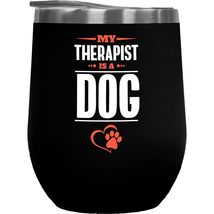 Make Your Mark Design Dog Therapist Cute Coffee &amp; Tea Gift Mug for Dog Lover, Wo - £22.14 GBP