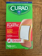 CURAD Extra Large Plastic Bandage 4-Sided Seal All Purpose - £6.87 GBP