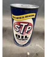 Vintage STP Automotive Engine Oil Additive Can Gas Oil NASCAR Race Richa... - $13.72