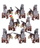 16pcs Lord of the Rings The Hobbit Dwarf army with Horned Mount Sheep Minifigure - $29.99