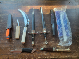 Lot of 9 Misc Knives and Daggers - $148.49