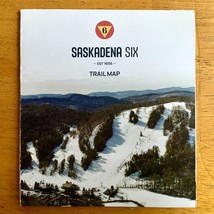 2024 SASKADENA SIX Resort Ski Trail Map Woodstock South Pomfret Vermont ... - $6.49