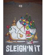 THE GRINCH WHO STOLE CHRISTMAS SLEIGH&#39;N IT T-Shirt 4XL XXXXL NEW - $34.84 CAD