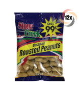 12x Bags Stone Creek Quality Unsalted Roasted Peanuts | 2.25oz | Fast Sh... - £18.22 GBP