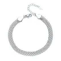 Men Adjustable Women Stylish Braid Chain Bracelet Jewelry Copper - £8.92 GBP