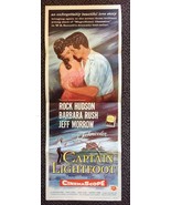 *CAPTAIN LIGHTFOOT (1955) Rock Hudson &amp; Barbra Rush Insert Poster GREAT ... - £195.56 GBP