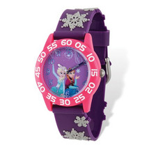 Disney Kids Frozen Elsa and Anna Time Teacher Watch - £23.12 GBP