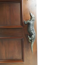 1 Pair Komodo Animal Door Handle 12&quot; Vintage Old Style Door Pulls &amp; Knob - $196.00+