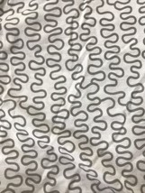 IKEA Krakris White Gray Squiggle Pattern Geometric 100% Cotton Twin Duve... - $36.99