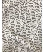 IKEA Krakris White Gray Squiggle Pattern Geometric 100% Cotton Twin Duve... - £28.96 GBP