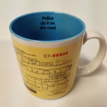 VTG Rare 1985 ENESCO Parking Traffic Violation Police Notice Cop Gift Print Mug - £25.37 GBP