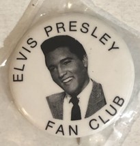 Elvis Presley Fan Club Vintage Pinback Button J4 - £8.69 GBP