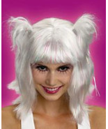 DISGUISE MAGIC FAIRY WHITE SHIMMER WIG w/ BANGS ADULT COSTUME ACCESSORY ... - $303.74 MXN