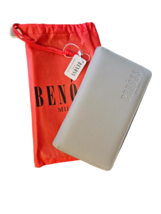 Benoss Milan Camel Vegan Zip Around Wallet Clutch New In Dust Cover - £17.57 GBP