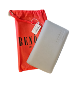 Benoss Milan Camel Vegan Zip Around Wallet Clutch New In Dust Cover - £17.30 GBP