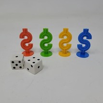 1977 Gambler Board Game Replacement Pieces Parker Brothers Dollar Sign w... - $14.01