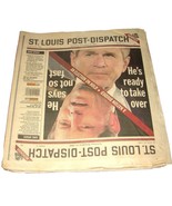 2000 Nov 11 St Louis Post Dispatch Newspaper G BUSH  AL GORE Election Di... - $14.99