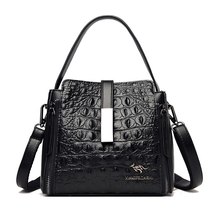 High Quality Pattern Leather Women Handbags Fashion Brand Bucket Bag Designer Ne - £41.03 GBP