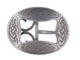1911 Henry Tatton Edinburgh Scottish Sterling silver buckle - $94.05