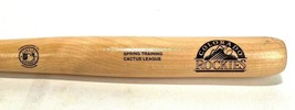 Colorado Rockies Spring Training Cactus League Wood 18&quot; Mini Baseball Ba... - £14.70 GBP