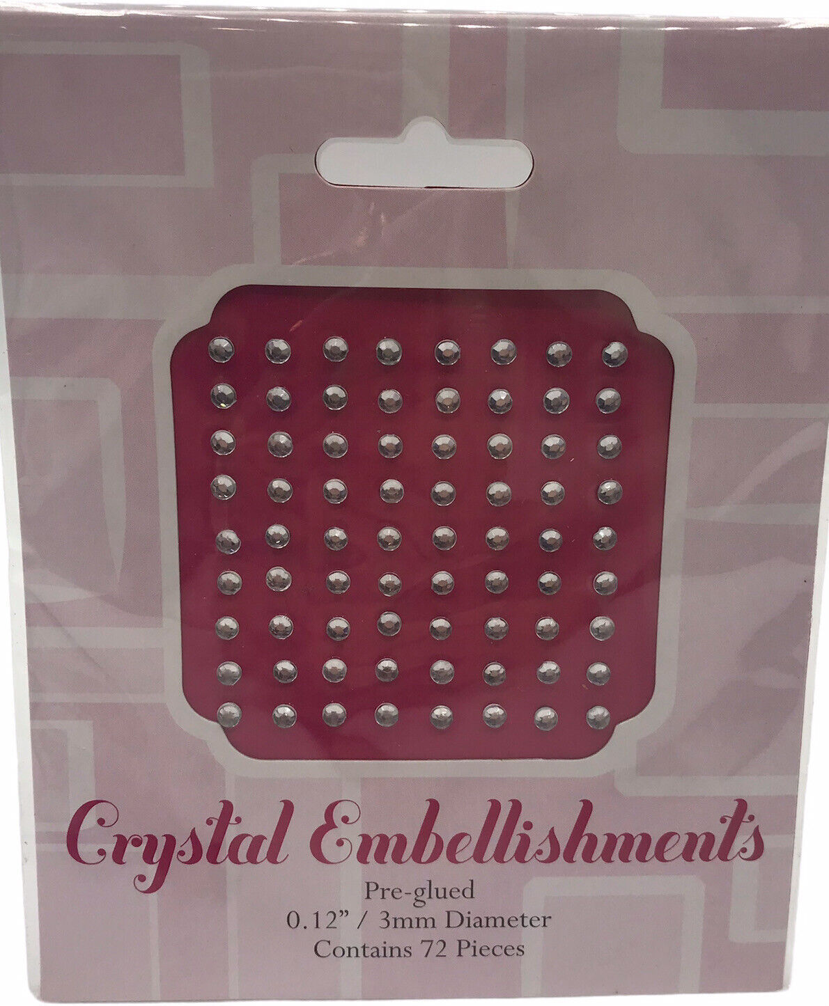 Weddingstar Crystal Embellishments 3mm/0.12&quot; Diam. Crystal Acrylic Stone... - $4.99