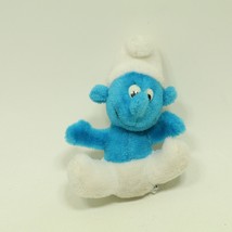 Vintage 1981 Wallace Berrie Peyo Smurf Plush 6&quot; Tall - £9.20 GBP