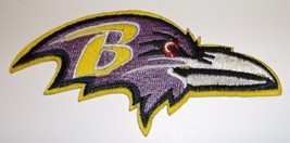 Baltimore Ravens Light Purple Embroidered PATCH~4&quot; x 2 1/8&quot;~Iron Sew~Shi... - £2.99 GBP