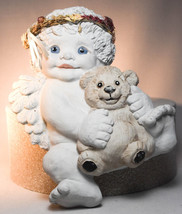 Dreamsicles: Cherub With Teddy Bear - DZ202 - Wall Hanging Cherub Figure - £18.76 GBP