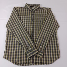 Columbia AM8022 Shirt Men's L Yellow & Gray Pocket Button Down Long Sleeve Shirt image 12