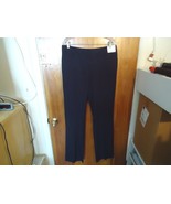 &quot; NWT &quot; New York &amp; Co.Stretch Size 12 Tall Black Pin Stripe Dress Pants - £25.54 GBP