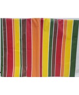 Superior Tablecloth Vinyl Flannel Back, 52&quot;x108&quot; Oblong, MULTICOLOR STRI... - $14.84