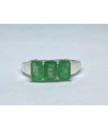 4/6 octogen shape natural emerald ring for women - £151.42 GBP