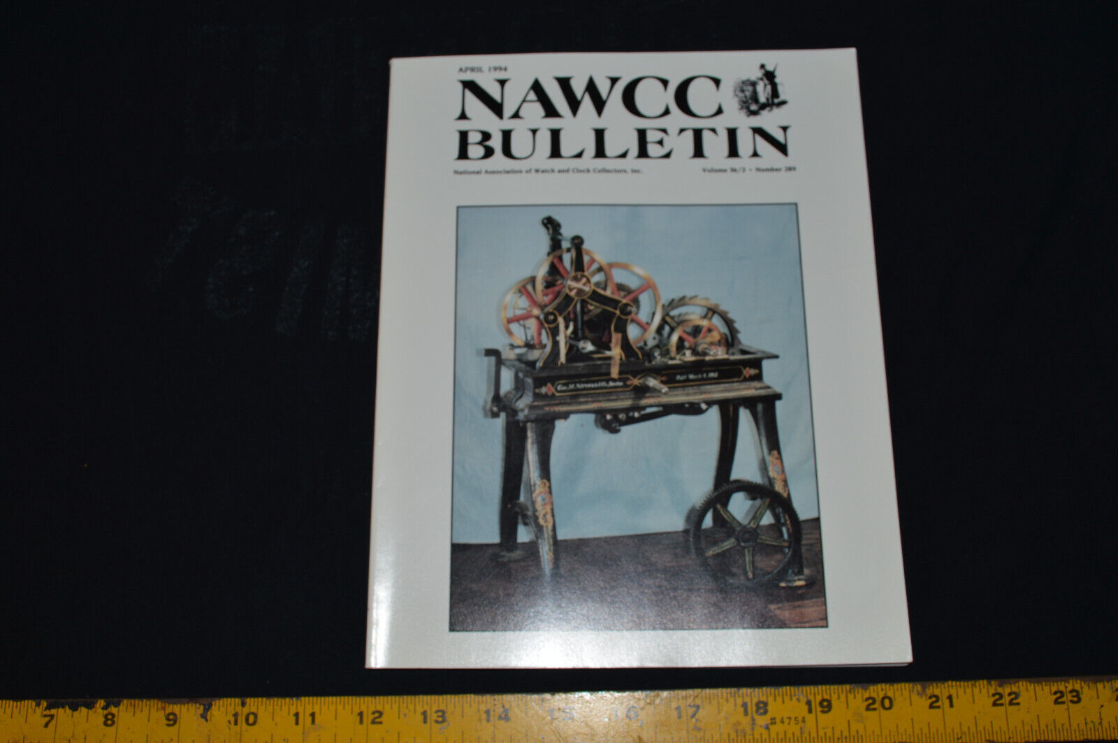 NAWCC Bulletin April 1994 George M Stevens &amp; Company Tower Clocks Barrel... - $9.85